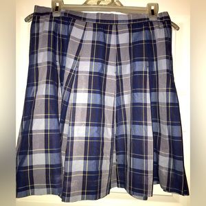 School Uniform Pleated Big Girl Skirt Size 18/20